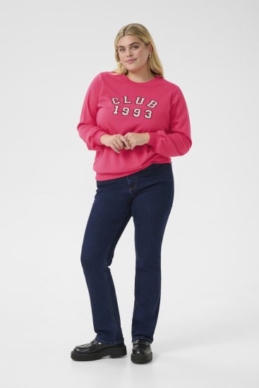 Kaffe Curve Violi Sweatshirt Raspberry Pink - Sudaderas - 