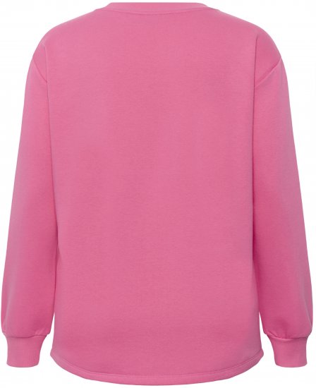 Kaffe Curve Sus Sweatshirt Pink Power - Sudaderas - 