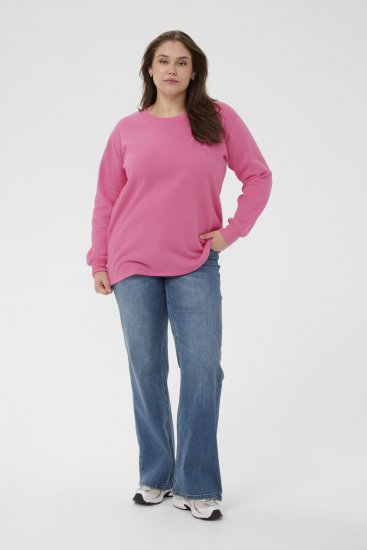 Kaffe Curve Sus Sweatshirt Pink Power - Sudaderas - 
