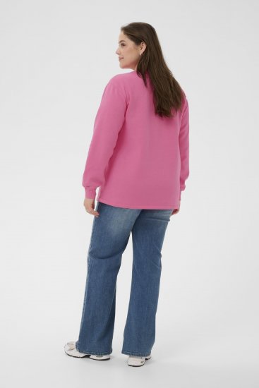 Kaffe Curve Sus Sweatshirt Pink Power - Sudaderas - 