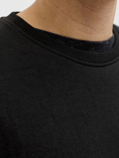 Jack & Jones Brandon Sweatshirt Black - Sudaderas - Sudaderas 2XL-12XL