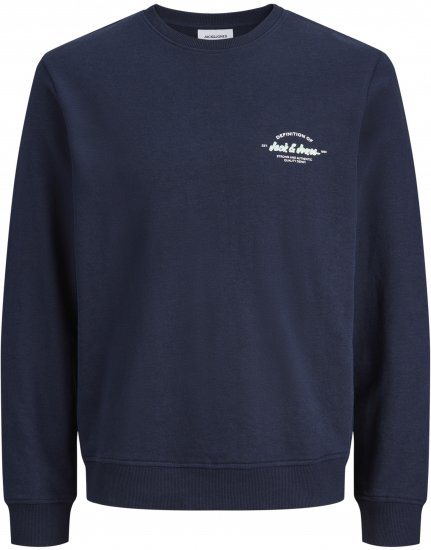 Jack & Jones Brandon Sweatshirt Navy - Sudaderas - Sudaderas 2XL-12XL