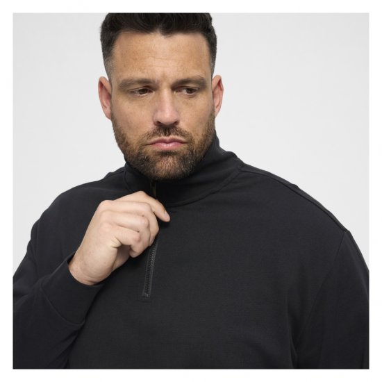 North Latitude Denim Half-Zip Sweatshirt Black - Sudaderas - Sudaderas 2XL-12XL