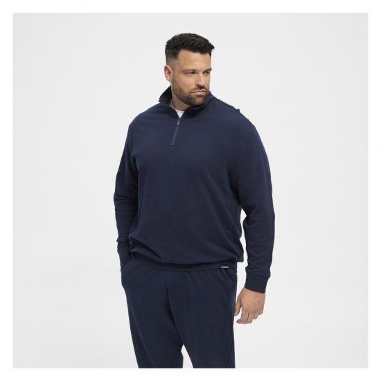 North Latitude Half-Zip Sweatshirt Navy Blue - Sudaderas - Sudaderas 2XL-12XL