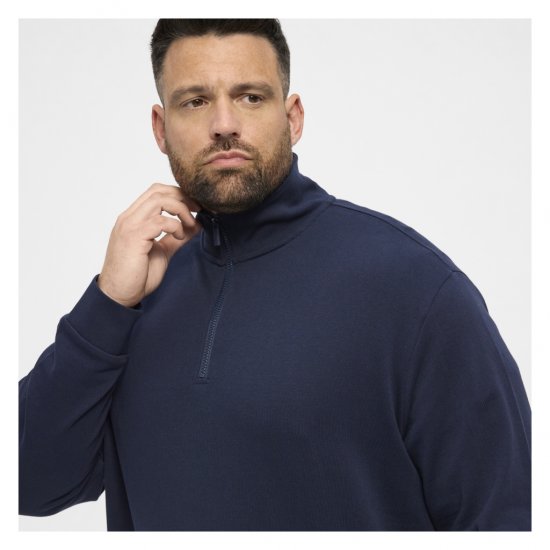 North Latitude Half-Zip Sweatshirt Navy Blue - Sudaderas - Sudaderas 2XL-12XL
