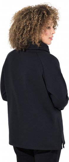 Ulla Popken Sparkling Candy Cane Graphic Sweatshirt Black - Sudaderas y hoodies - 