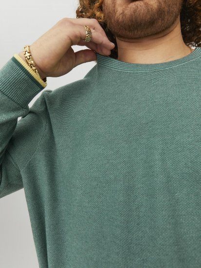 Jack & Jones Logan Spring Knitted Pillover Grey - Sudaderas - Sudaderas 2XL-12XL
