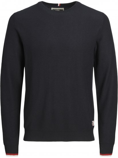 Jack & Jones Logan Spring Knitted Pullover Navy - Sudaderas - Sudaderas 2XL-12XL