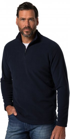 JP1880 Fleece Half-Zip Ultralight Navy - Sudaderas - Sudaderas 2XL-12XL