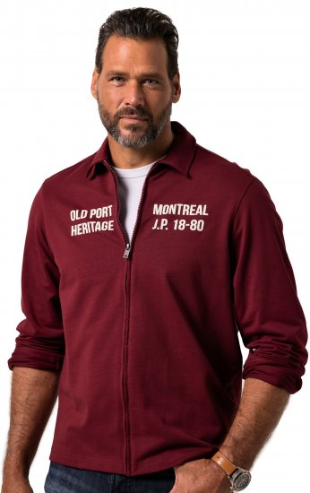 JP1880 Sweatshirt Long Sleeve Boxy Fit Red - Sudaderas - Sudaderas 2XL-12XL