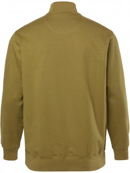 JP1880 Sweatshirt Stand-up Collar Smooth Fabric Dark Olive - Sudaderas - Sudaderas 2XL-12XL