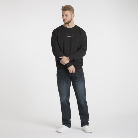 North Latitude Denim Logo Sweatshirt Black TALL - TALL sudaderas - 