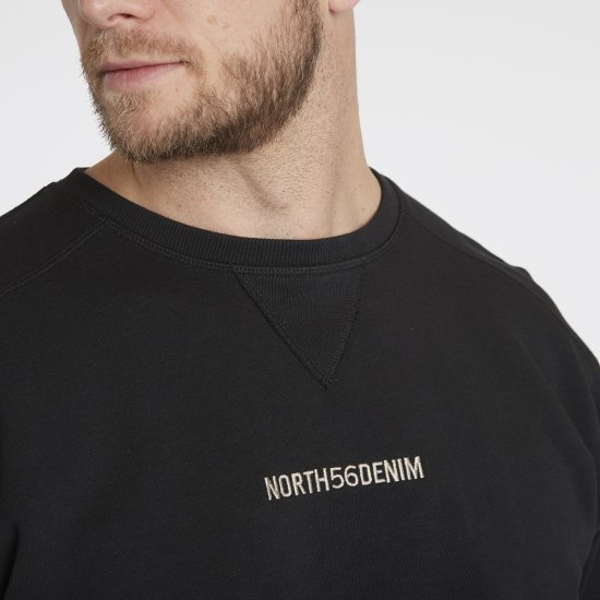 North Latitude Denim Logo Sweatshirt Black TALL - TALL sudaderas - 