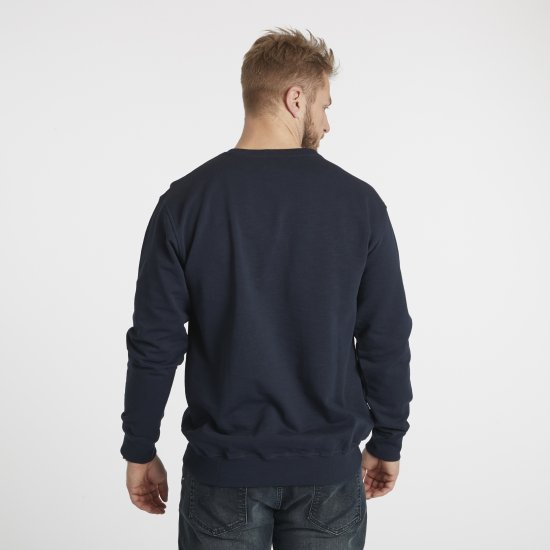 North Latitude Denim Logo Sweatshirt Navy Blue TALL - TALL sudaderas - Sudaderas TALL para hombre alto