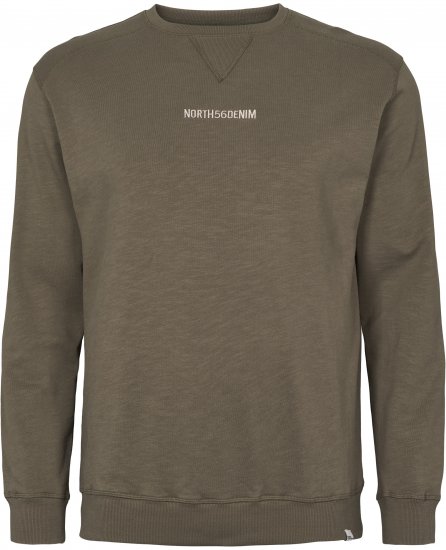 North Latitude Denim Logo Sweatshirt Dusty Olive Green TALL - TALL sudaderas - Sudaderas TALL para hombre alto