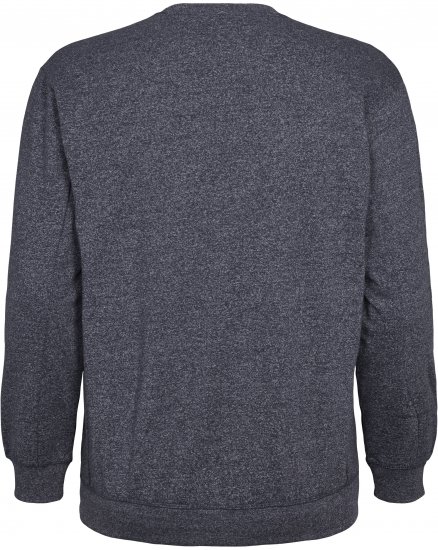 North Latitude O-Neck Sweatshirt Blue Melange TALL - TALL sudaderas - 
