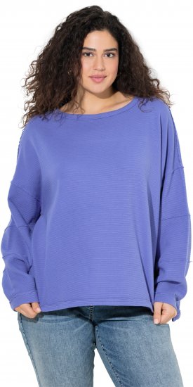Ulla Popken Inverted Seam Long Sleeve Sweatshirt Lavender - Sudaderas y hoodies - 
