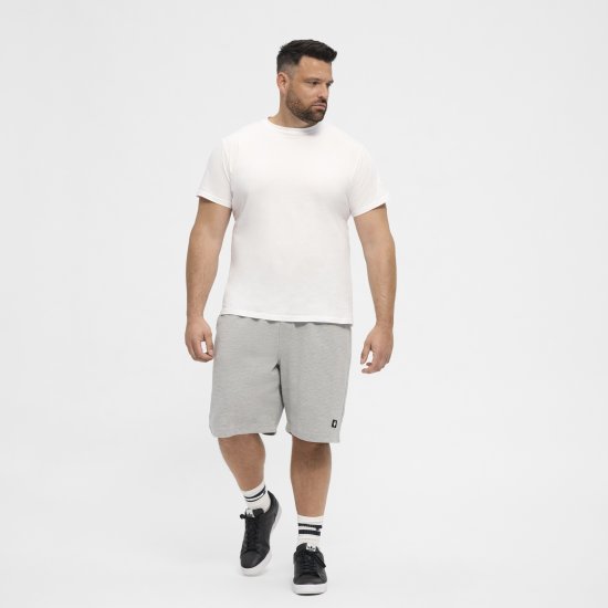 North Latitude Ottoman Sweatshorts Mid Grey - Pantalones y cortos de chándal - Pantalones y Pantalones cortos de chándal - 2XL-12XL