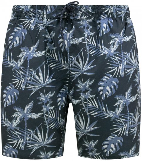 D555 Cleethorpes Hawaii Printed Swimshorts Navy - Bañadores - Bañadores - 2XL-12XL