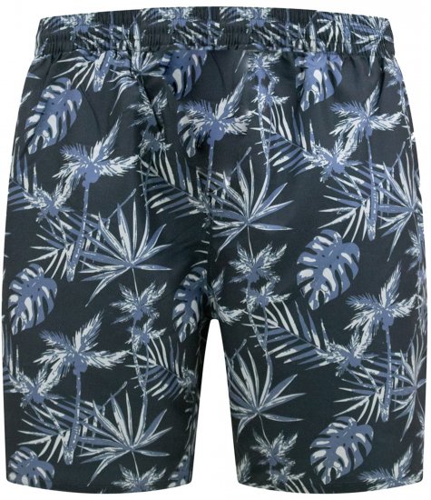 D555 Cleethorpes Hawaii Printed Swimshorts Navy - Bañadores - Bañadores - 2XL-12XL