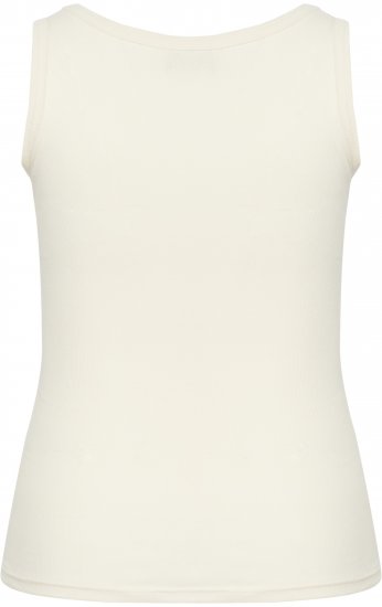 Kaffe Curve Carina Top de tirantes Chalk - Camisetas - 