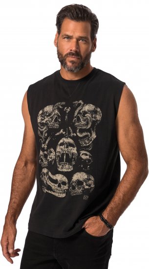 JP1880 Tanktop Skulls Black - Camisetas - Camisetas - 2XL-14XL
