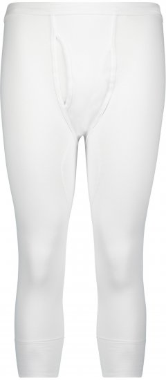 Adamo Royal Thermal Long Johns 3/4 Fine Ribbed White - Ropa interior - Ropa interior 2XL-8XL