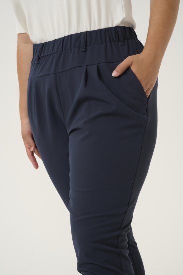 Kaffe Curve Jia Pantalones Azul marino medianoche - Vaqueros & Pantalones de Mujer Tallas Grandes – Plus Size - 