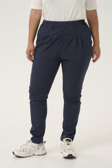 Kaffe Curve Jia Pantalones Azul marino medianoche - Vaqueros & Pantalones de Mujer Tallas Grandes – Plus Size - 