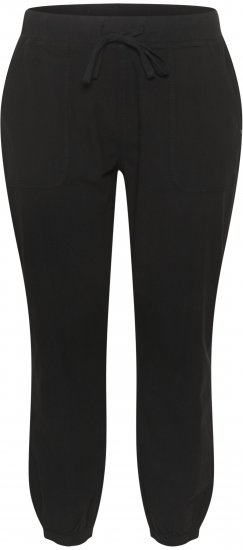 Kaffe Curve Nana Pantalones Negro intenso - Vaqueros & Pantalones de Mujer Tallas Grandes – Plus Size - 