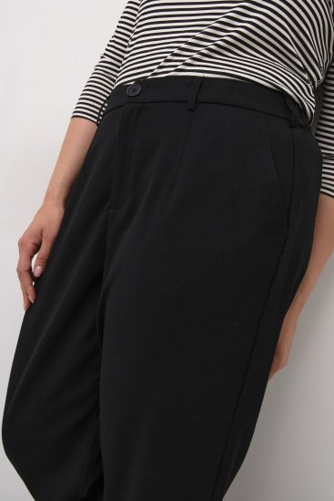 Kaffe Curve Merla Pantalones Negro intenso - Vaqueros & Pantalones de Mujer Tallas Grandes – Plus Size - 