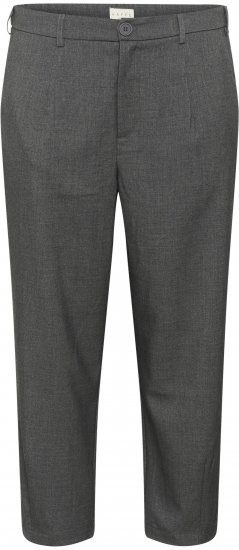 Kaffe Curve Merla Pantalones Dark Grey Melange - Vaqueros & Pantalones de Mujer Tallas Grandes – Plus Size - 