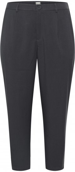 Kaffe Curve Merla Pantalones Negro Oyster - Vaqueros & Pantalones de Mujer Tallas Grandes – Plus Size - 