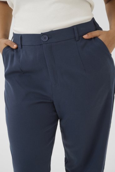 Kaffe Curve Merla Pantalones Azul marino medianoche - Vaqueros & Pantalones de Mujer Tallas Grandes – Plus Size - 