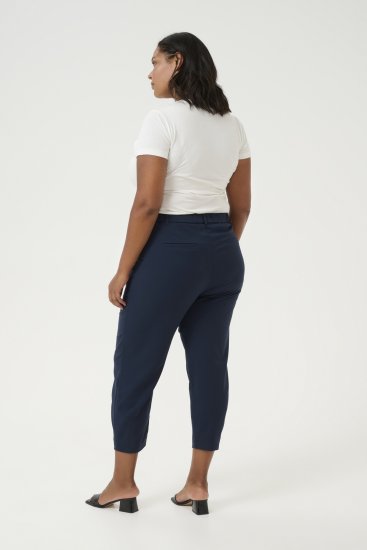 Kaffe Curve Merla Pantalones Azul marino medianoche - Vaqueros & Pantalones de Mujer Tallas Grandes – Plus Size - 