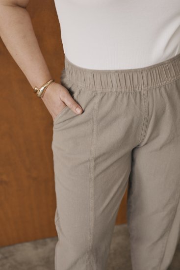 Kaffe Curve Nana Barrel Pants Brindle - Pantalones de tela - 