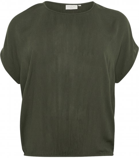 Kaffe Curve Ami Stanley Manga corta Noche de bosque - Camisetas - 