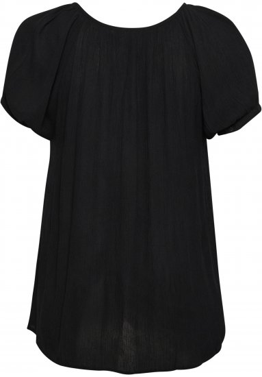 Kaffe Curve Ami Manga corta Blusa Negro intenso - Camisetas - 