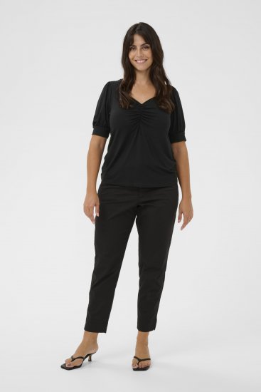 Kaffe Curve Sissy Camiseta Negro intenso - Camisetas - 