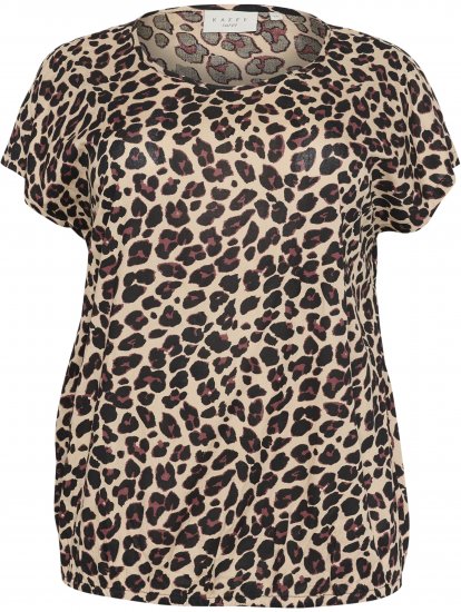 Kaffe Curve Sonna Stanley Top Estampado de leopardo - Camisetas - 