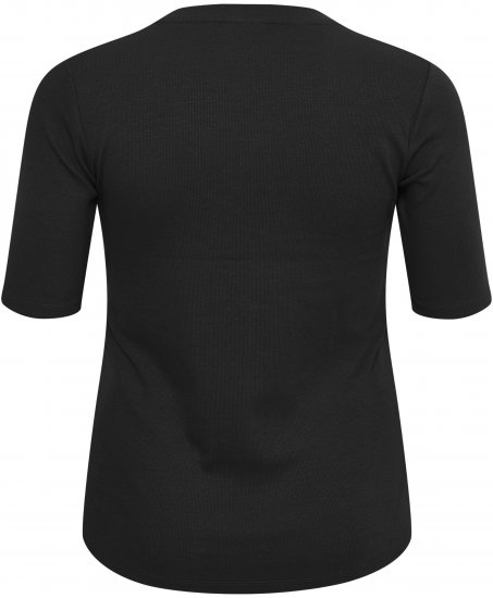 Kaffe Curve Carina Camiseta Negro intenso - Camisetas - 