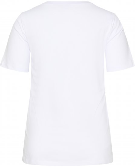 Kaffe Curve June Camiseta Blanco - Camisetas estampadas para mujer - 