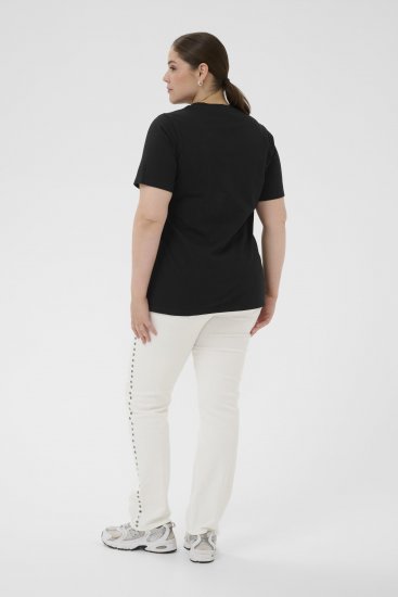 Kaffe Curve Lucie T-Shirt Black - Camisetas - 
