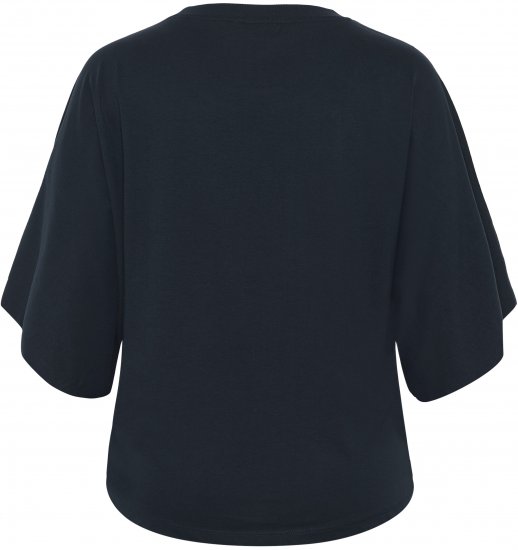 Kaffe Curve Stormi T-Shirt Navy - Camisetas - 