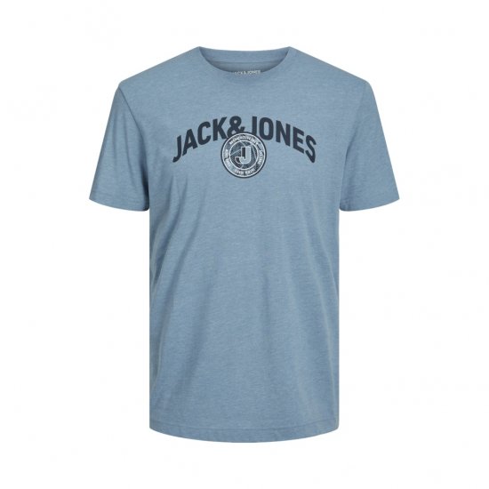 Jack & Jones Ounce Logo T-Shirt Turquoise - Camisetas - Camisetas - 2XL-14XL