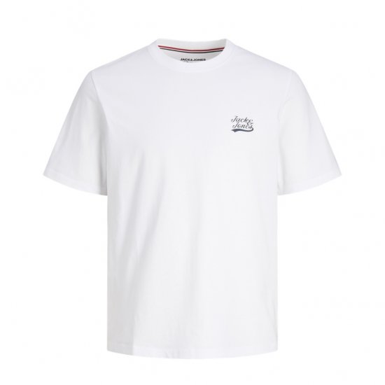 Jack & Jones Trevor T-Shirt White - Camisetas - Camisetas - 2XL-14XL