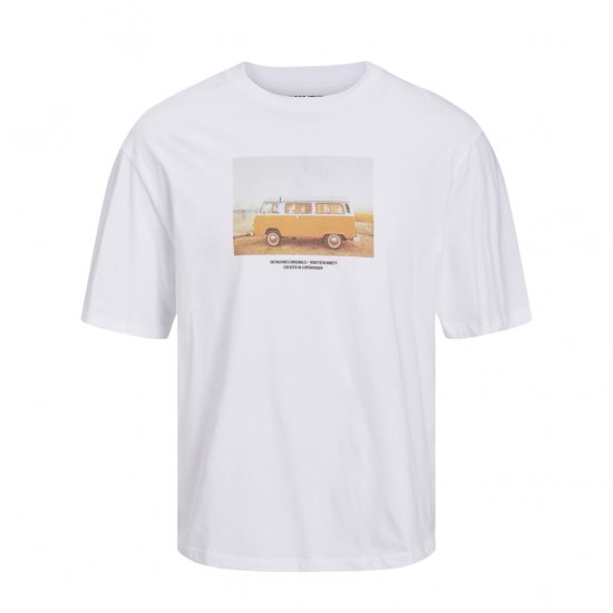 Jack & Jones Copenhagen Photo T-Shirt White - Camisetas - Camisetas - 2XL-14XL