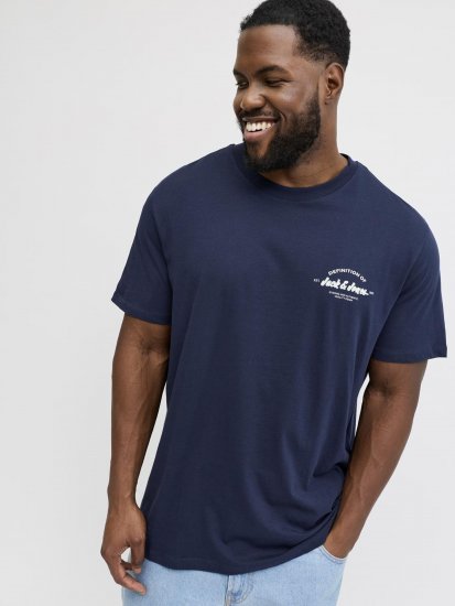 Jack & Jones Brandon T-Shirt Blue - Camisetas - Camisetas - 2XL-14XL