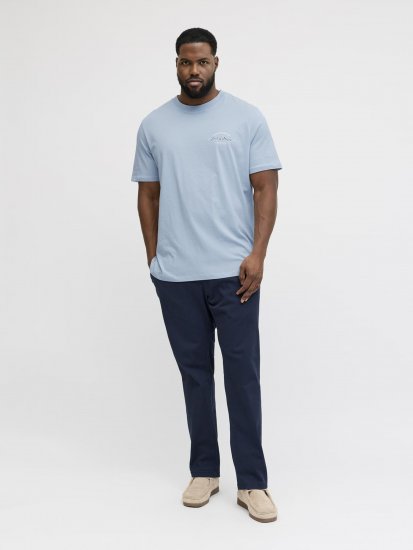 Jack & Jones Brandon T-Shirt Celestial Blue - Camisetas - Camisetas - 2XL-14XL