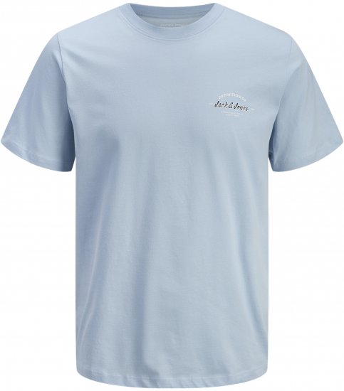 Jack & Jones Brandon T-Shirt Celestial Blue - Camisetas - Camisetas - 2XL-14XL